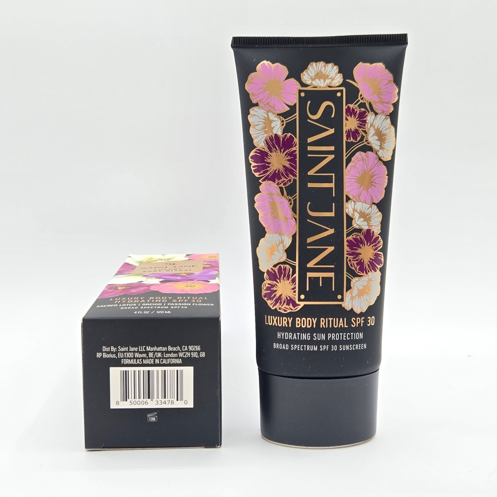 Saint Jane Luxury Body Ritual Hydrating SPF 30 Sunscreen 4oz 120ml New in Box